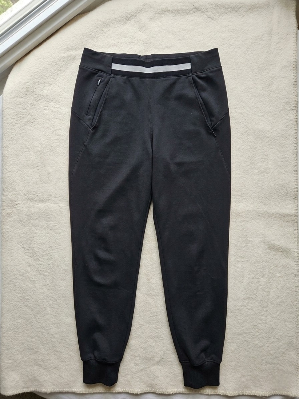 Puma Tech Knit Golf Joggers Black Track Pants Womens XS